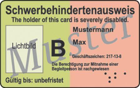 neuer Schwerbehindertenausweis